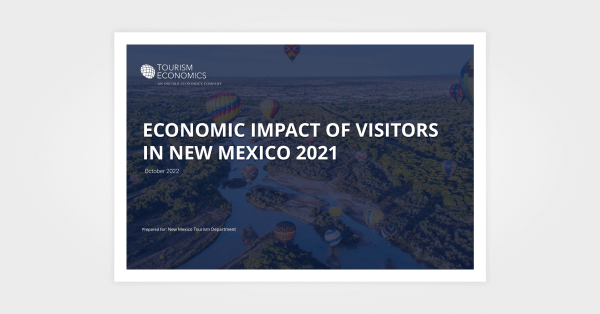 Economic Impact of Visitors in New Mexico 2021